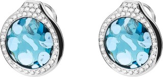 Серьги из белого золота с бриллиантами и топазами «Dynastie Azure» Korloff (арт.5184O)