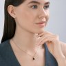 Подвеска золотая пробы 585 с гранатом (Арт.73-00166)