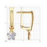 Серьги из золота с фианитами (Арт.029909)