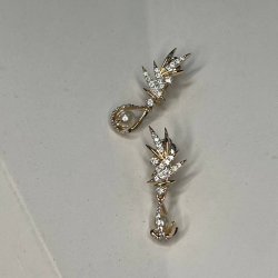 Серьги Эстет (Арт.01s3114390r-1)