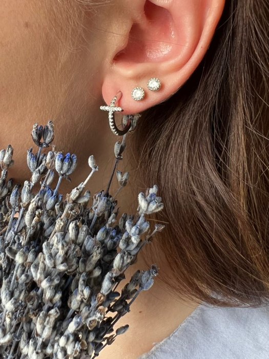 Серьги Серебряные крылья (Арт.022028550a_kubcirkonii)