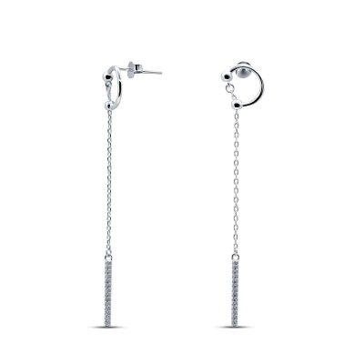 Серьги Серебряные крылья (Арт.02d5466-127_kubcirkonii)