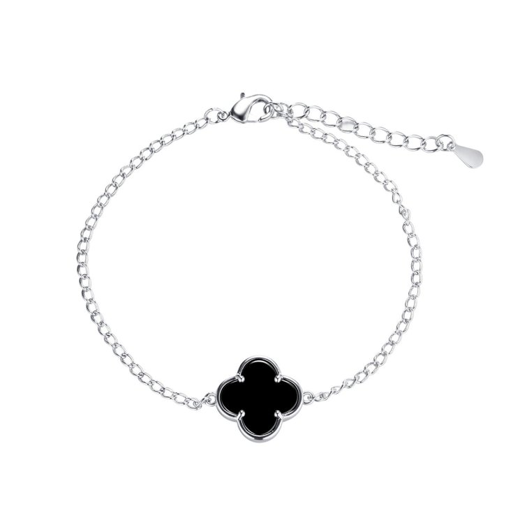 Браслет из серебра с керамикой (Арт.tc-b02028-b-w-x-x-x)