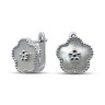 Серьги серебряные с жемчугом «Крылья» MyJewels (арт.2222)