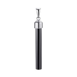 Кулон из серебра с керамикой (Арт.tc-p00090-b-w-x-x-x)