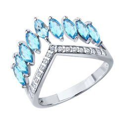 Кольцо из серебра (Арт.94-310-02199-1)