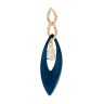Кулон с керамикой и фианитами «Ceramic V-Line» Fresh Jewelry (арт.TM-P00874)