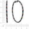 Серьги из золота с бриллиантом (Арт.kae26_sr_dc_blk)