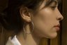 Серьги из золота с бриллиантом (Арт.kae26_sr_dc_blk)