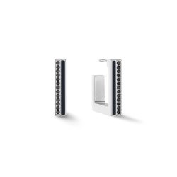Пусеты black-silver la_0133_21-1317