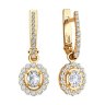 Серьги из золота с бриллиантами (Арт.9020065)