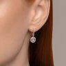 Серьги из золота с бриллиантами (Арт.9020065)