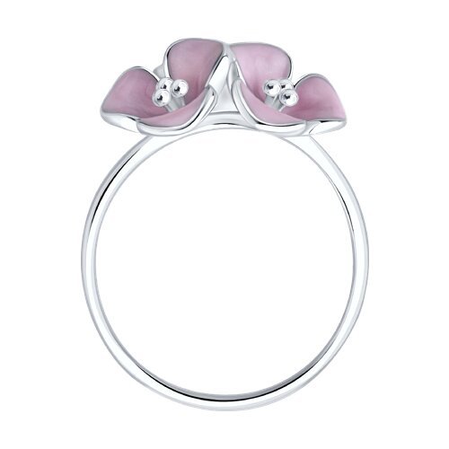 Кольцо из серебра с эмалью (Арт.94014655)