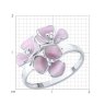 Кольцо из серебра с эмалью (Арт.94014655)