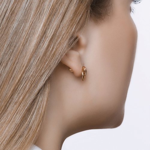 Серьги из золоченого серебра (Арт.93020957)