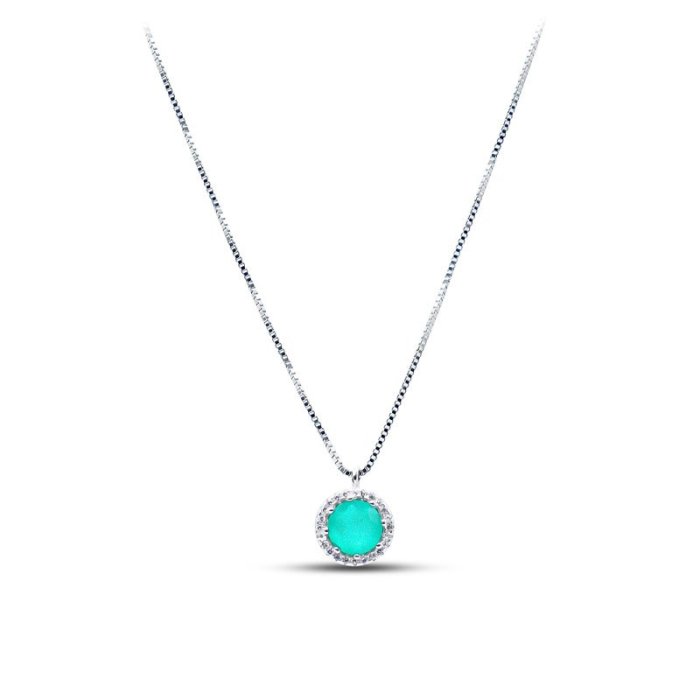 Колье Серебряные крылья (Арт.2512720235cb20_kubcirkonii)