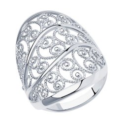 Кольцо из серебра (Арт.94-110-00662-1)