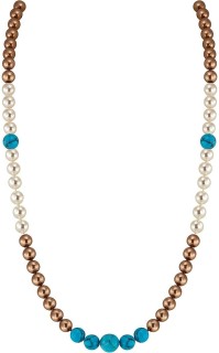 Ожерелье с бирюзой и жемчугом «Paradise 1» Rivoli (арт.10L-BB-2-9)