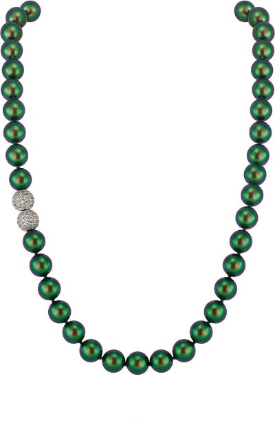 Ожерелье серебро с жемчугом и куб. цирконием «Pearl Kiss 25S» Rivoli (арт.5L-SK-25)