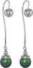 Серьги серебряные с жемчугом «Beautiful 25S» Rivoli (арт.AAS-10-10-25-S)