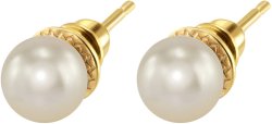 Серьги из серебра с жемчугом (Арт.aas-13-8-3-g)