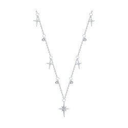 Колье из серебра с фианитами (Арт.94071026)
