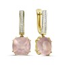 Серьги золото с бриллиантами и кварцем «ШАДЭ» Kabarovski (арт.12-21686-9300)