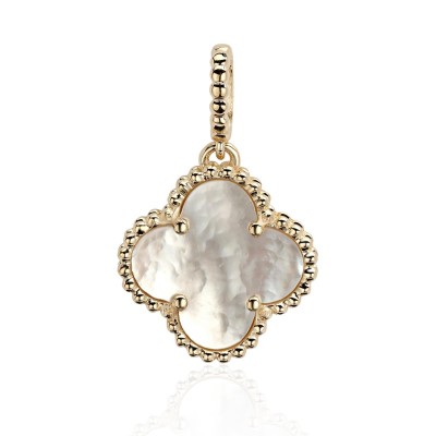 Кулон с жемчугом «Stylish Clover» золото 585 Estet (арт.01П4114170-3)