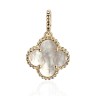 Кулон с жемчугом «Stylish Clover» золото 585 Estet (арт.01П4114170-3)