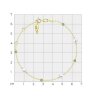 Браслет золотой пробы 585 с жемчугом (Арт.79-50006-2)