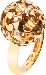 Кольцо из золота с бриллиантом Русские Самоцветы (Арт.vka4_4845m)