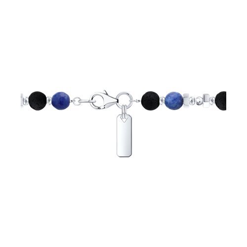 Браслет из серебра с гематитом «Сила стихий» SOKOLOV (арт.83050065)