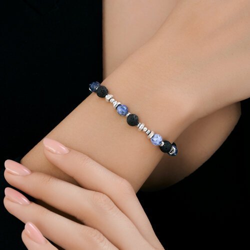 Браслет из серебра с гематитом «Сила стихий» SOKOLOV (арт.83050065)