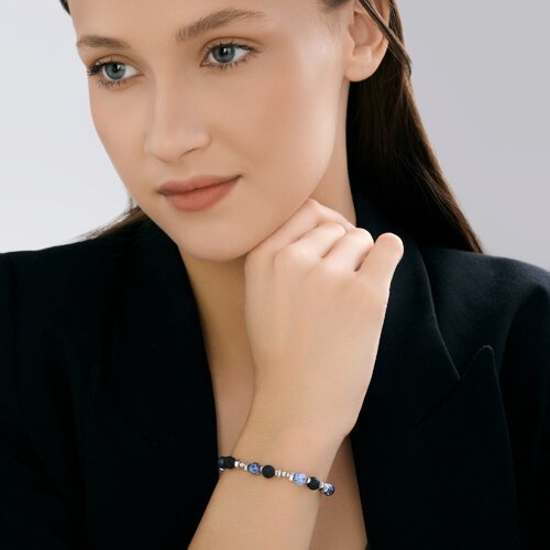 Браслет из серебра с гематитом «Сила стихий» SOKOLOV (арт.83050065)