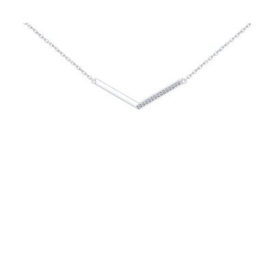 Колье из серебра с фианитами «Линия Света» Соколов (арт.94070088)