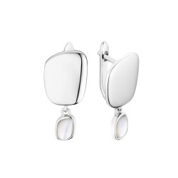 Серьги из серебра с жемчугом (Арт.rb-e01927-x-w-pn-x-x)
