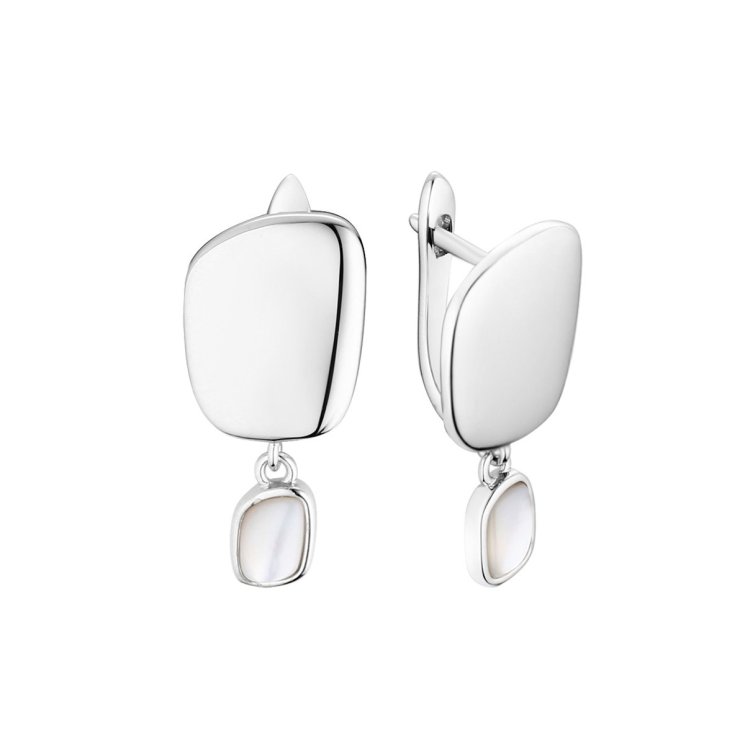 Серьги из серебра с жемчугом (Арт.rb-e01927-x-w-pn-x-x)