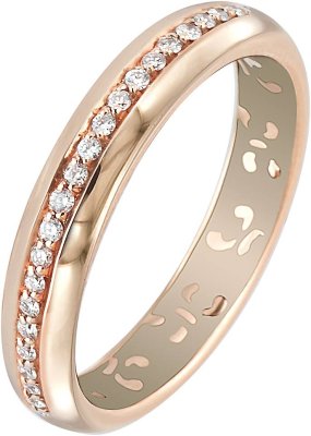 Кольцо из золота с бриллиантом и эмалью (Арт.k4hlipg)