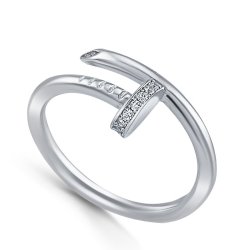 Кольцо Серебряные крылья (Арт.21sr2182a-194_kubcirkonii)