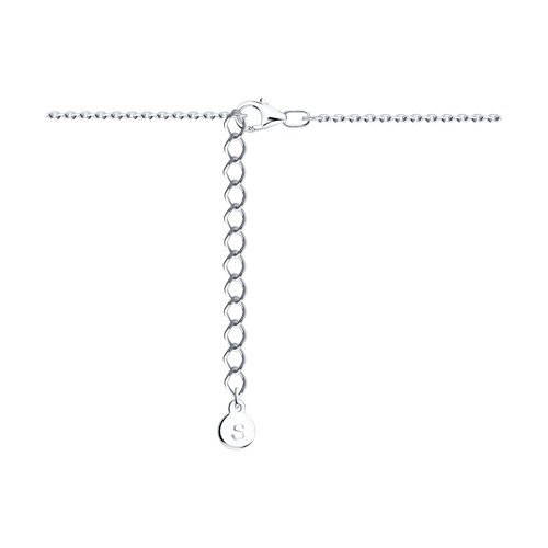 Колье из серебра с фианитами (Арт.94070736)