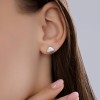 Серьги из серебра с родиевым покрытием «Морская Ракушка» SOKOLOV (арт.94-122-00008-1)
