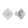 Серьги из белого золота с бриллиантами (Арт.1022037-3)