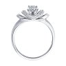 Кольцо из белого золота с бриллиантами (Арт.1012640-3)