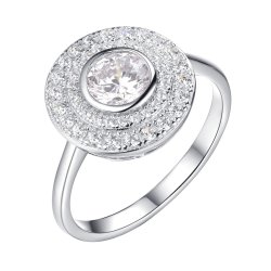 Кольцо из серебра с фианитом (Арт.cz-r01748-x-w-w-x-w)