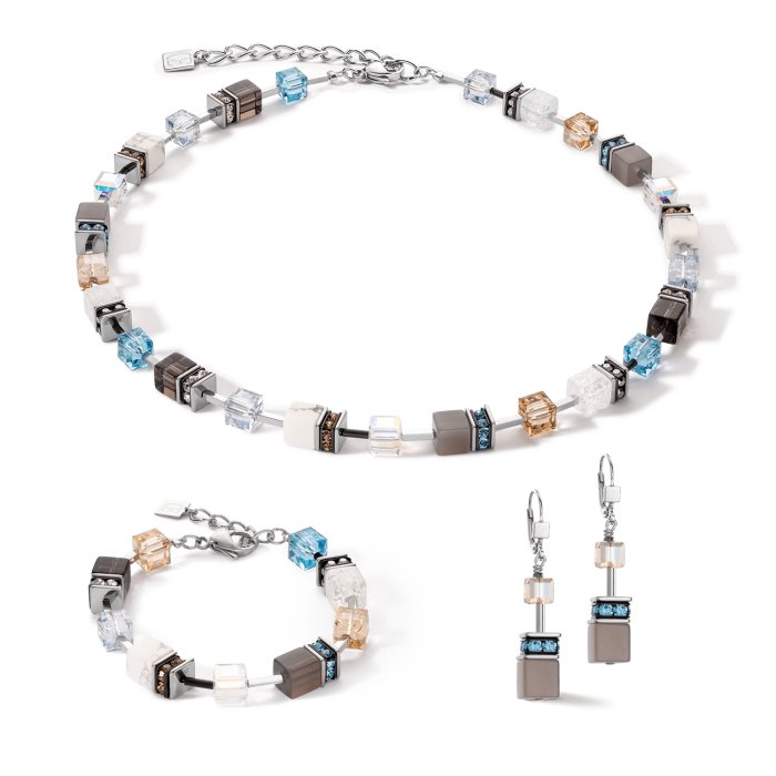 Coeur e lion серьги aqua-beige la_4505_20-2010