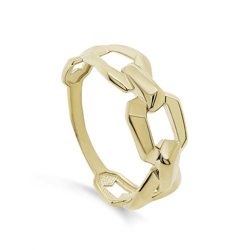 Кольцо серебряное без вставки «Crush Chain» Kabarovsky (арт.11-369-0031)
