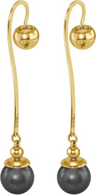 Серьги с жемчугом «Beautiful 32G» из серебра, Rivoli (арт.AAS-10-10-32-G)