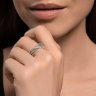 Кольцо из серебра с фианитами (Арт.94014163)
