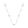 Колье из серебра с фианитами (Арт.94071027)