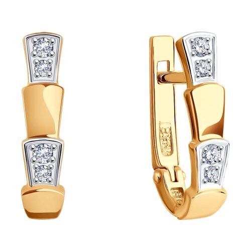 Серьги из золота с фианитами (Арт.0200163)